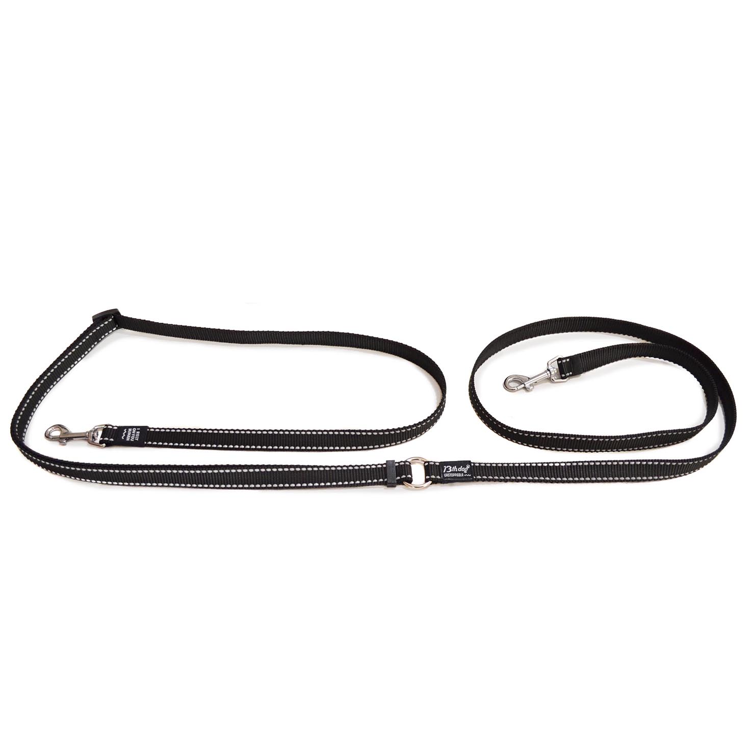 Handsfree Povodac Za Pse - Reflective Black - M #1595