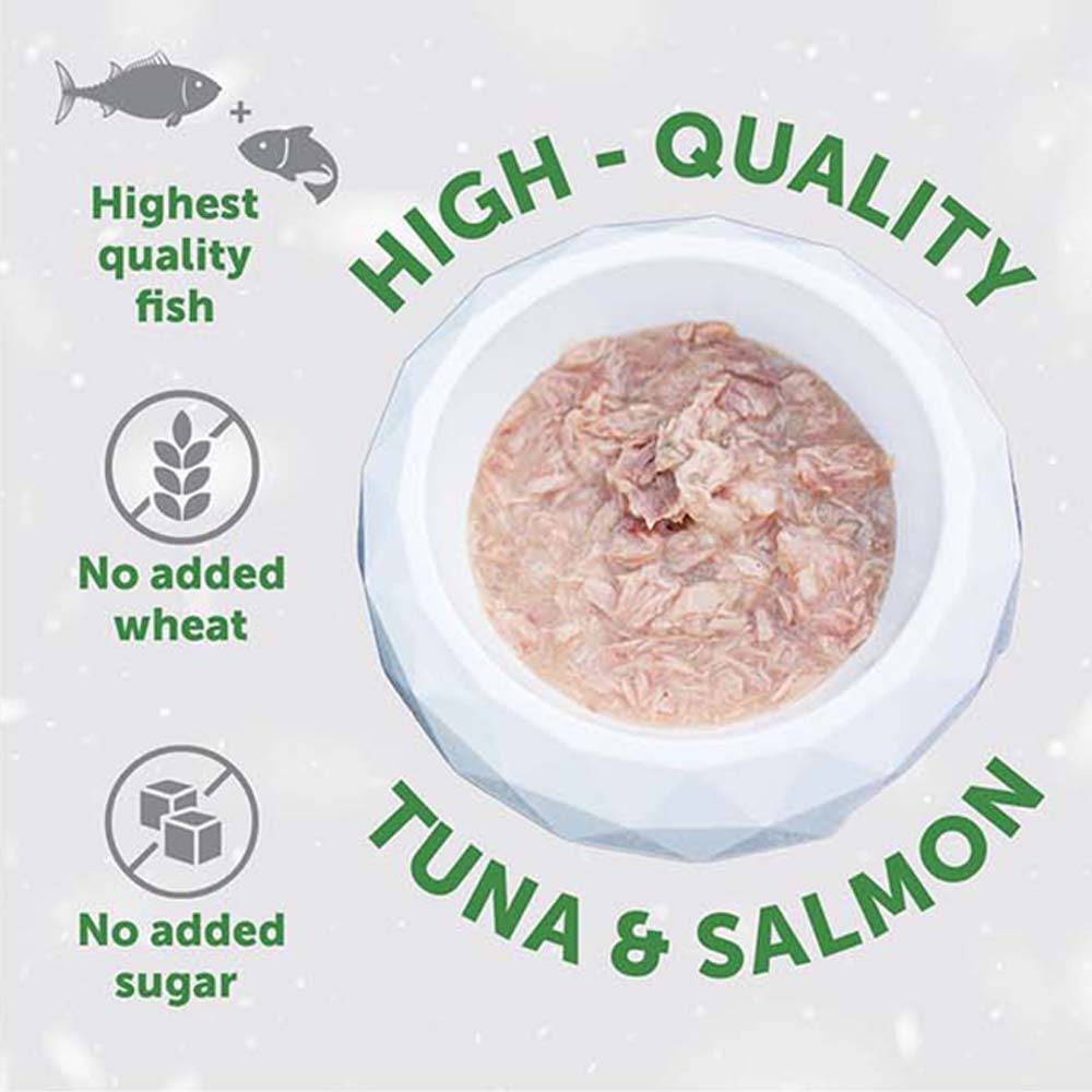 Nature's Protection White Dog Tuna & Salmon, Topper Adult All Breed - 70g
