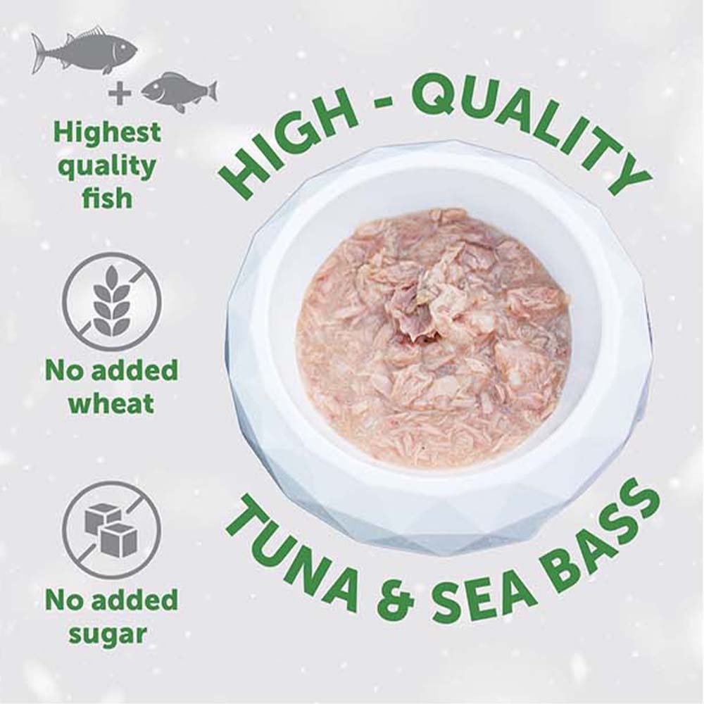 Nature's Protection White Dog Tuna & Sea Bass, Topper Adult All Breed - 70g