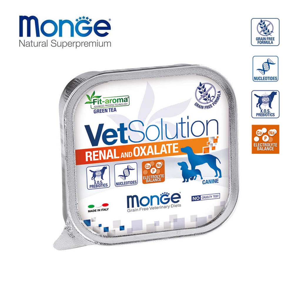 Monge VetSolution Renal & Oxalate, Vlažna Hrana Za Pse - 150g