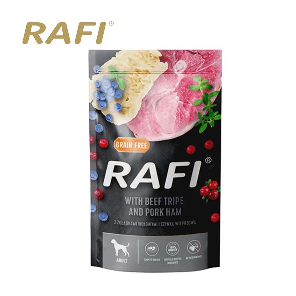 RAFI Paté za Pse, Govedina i Tripice - 500g