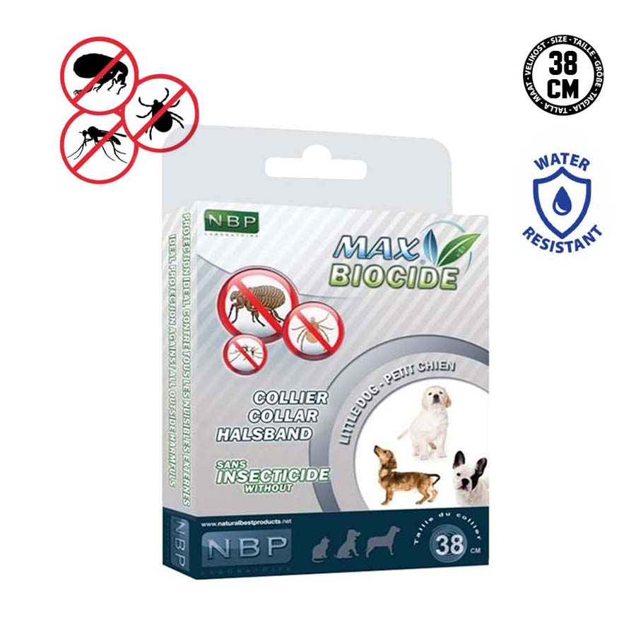 Max Biocide Ogrlica Protiv Kožnih Parazita za Pse, S - 38cm