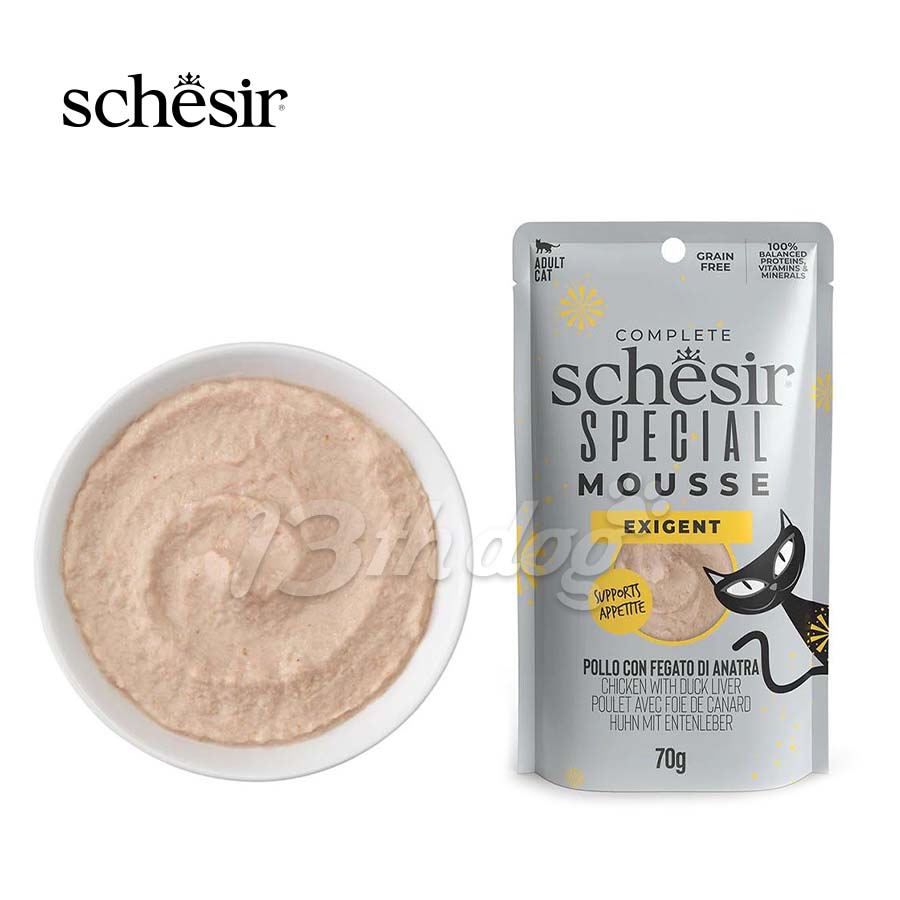 Schesir Special, Chicken with Duck Liver in Mousse Za Mačke - 70g
