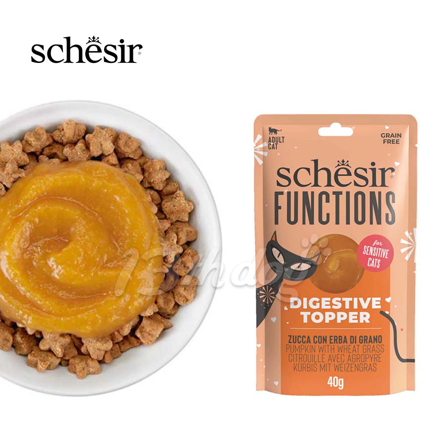 Schesir Functions Digestive Topper, Bundeva za Mačke - 40g
