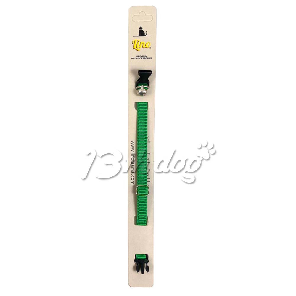 Elastična Ogrlica za Mačke - Tamno Zelena