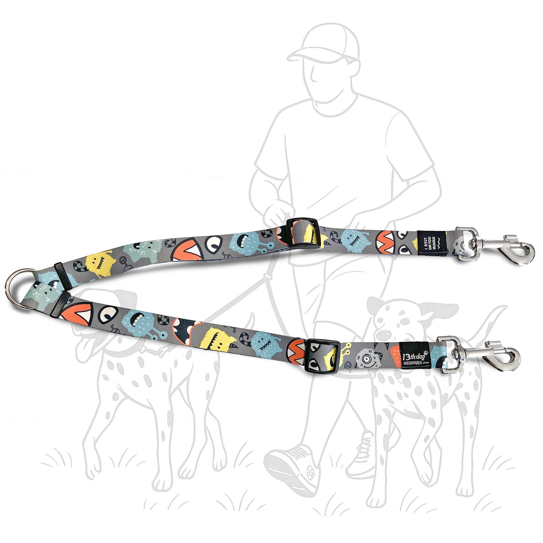 Razdelni Povodac Za Pse - Monster - L #1624