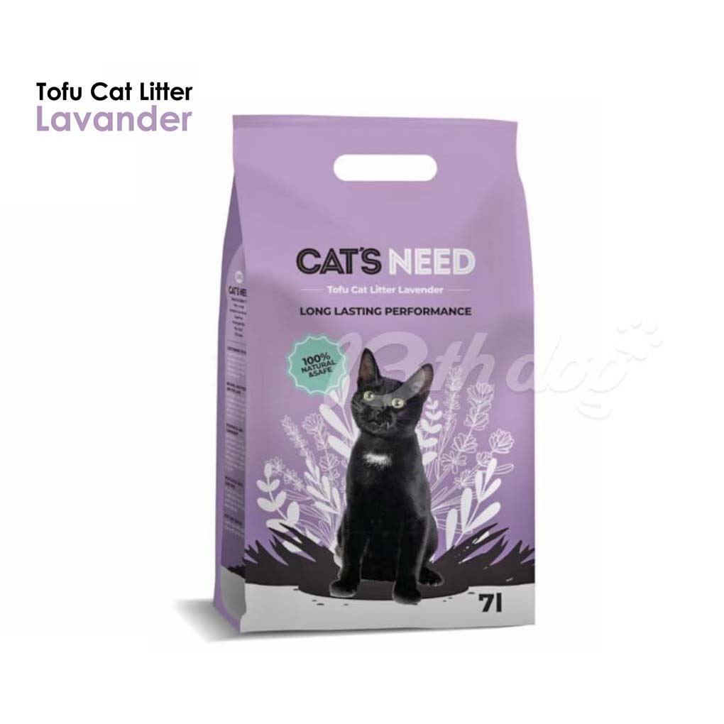 Cat's need Tofu Prirodni Posip za Mačke, Sa Mirisom Lavande - 7L