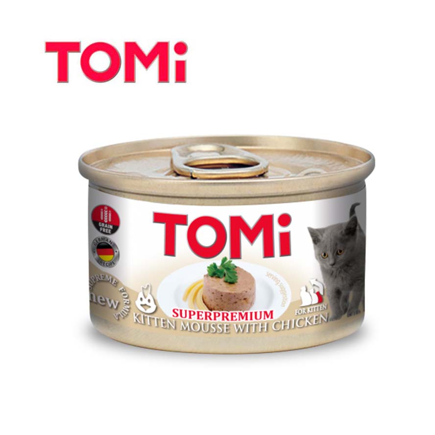 Tomi Kitten Mousse za Mačke sa Piletinom - 85g