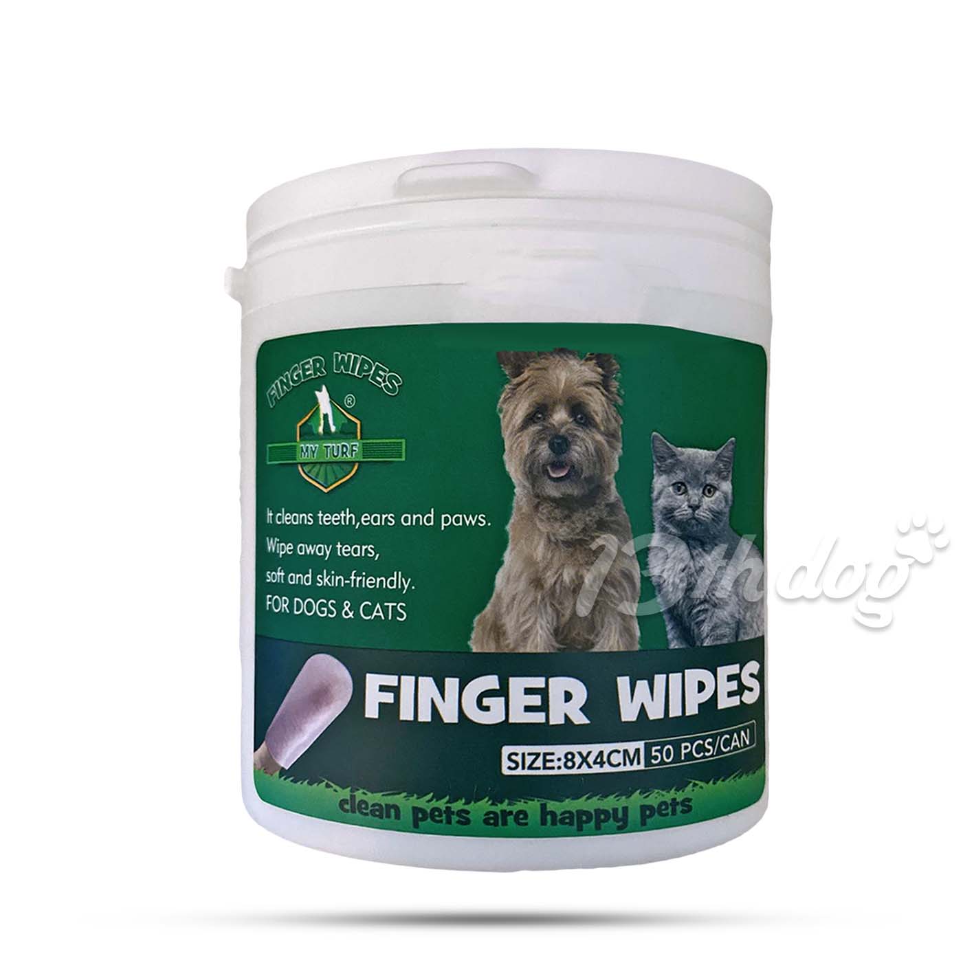 Jednokratne Maramice za Prste za Pse i Mačke, My Turf - 50kom