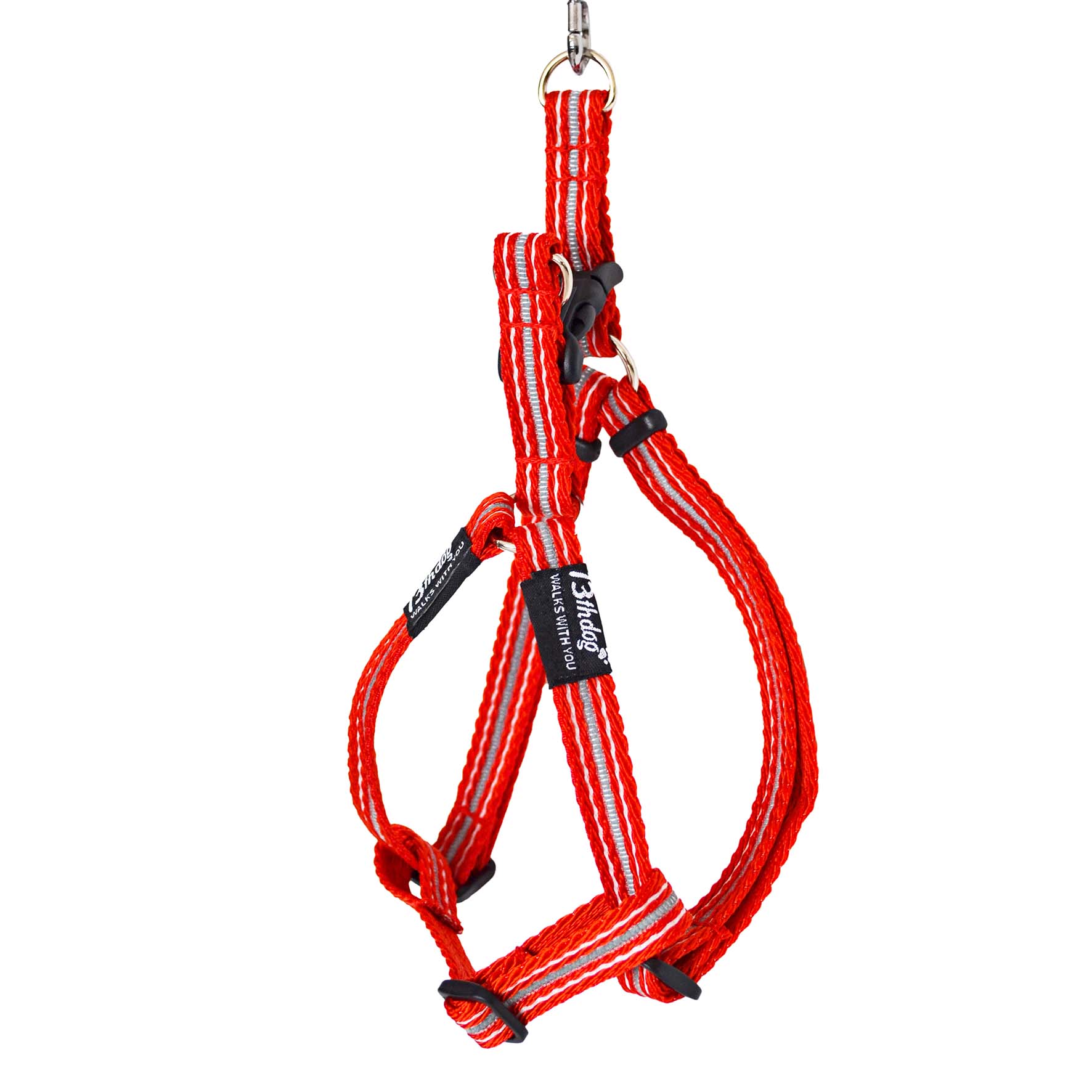 Reflective RED Step In Am Za Pse - XS-S