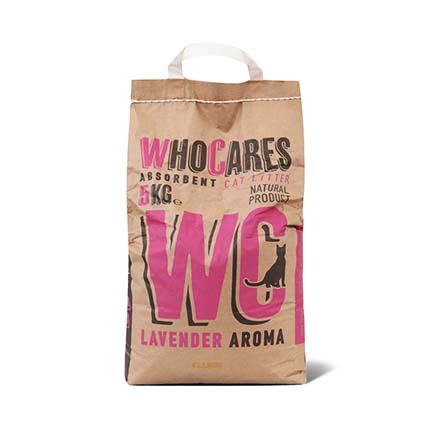 Who Cares Absorbent Lavander posip za mačke - 5kg