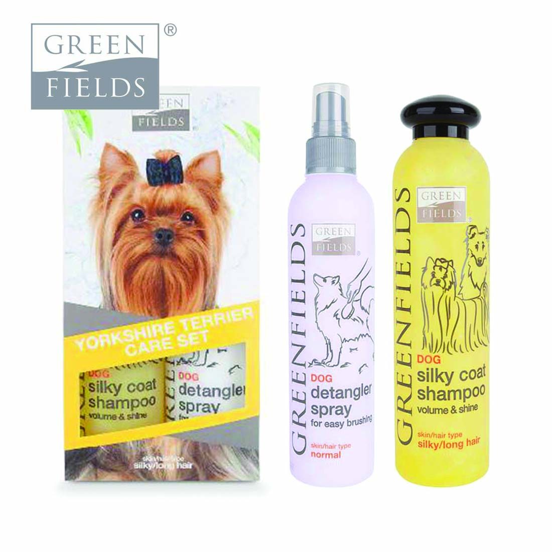 Greenfields Šampon za Pse, Yorkshire Terrier Care Set 2x250ml - 500ml