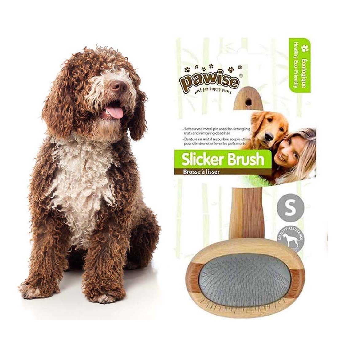 Pawise Slicker Brush Četka za Pse i Mačke - S - M